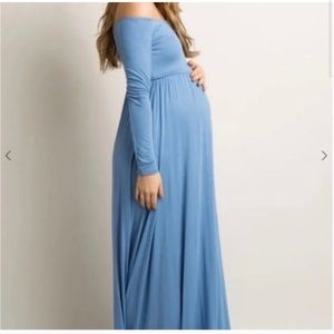 Maturity maxi dress, flowy maxi dress